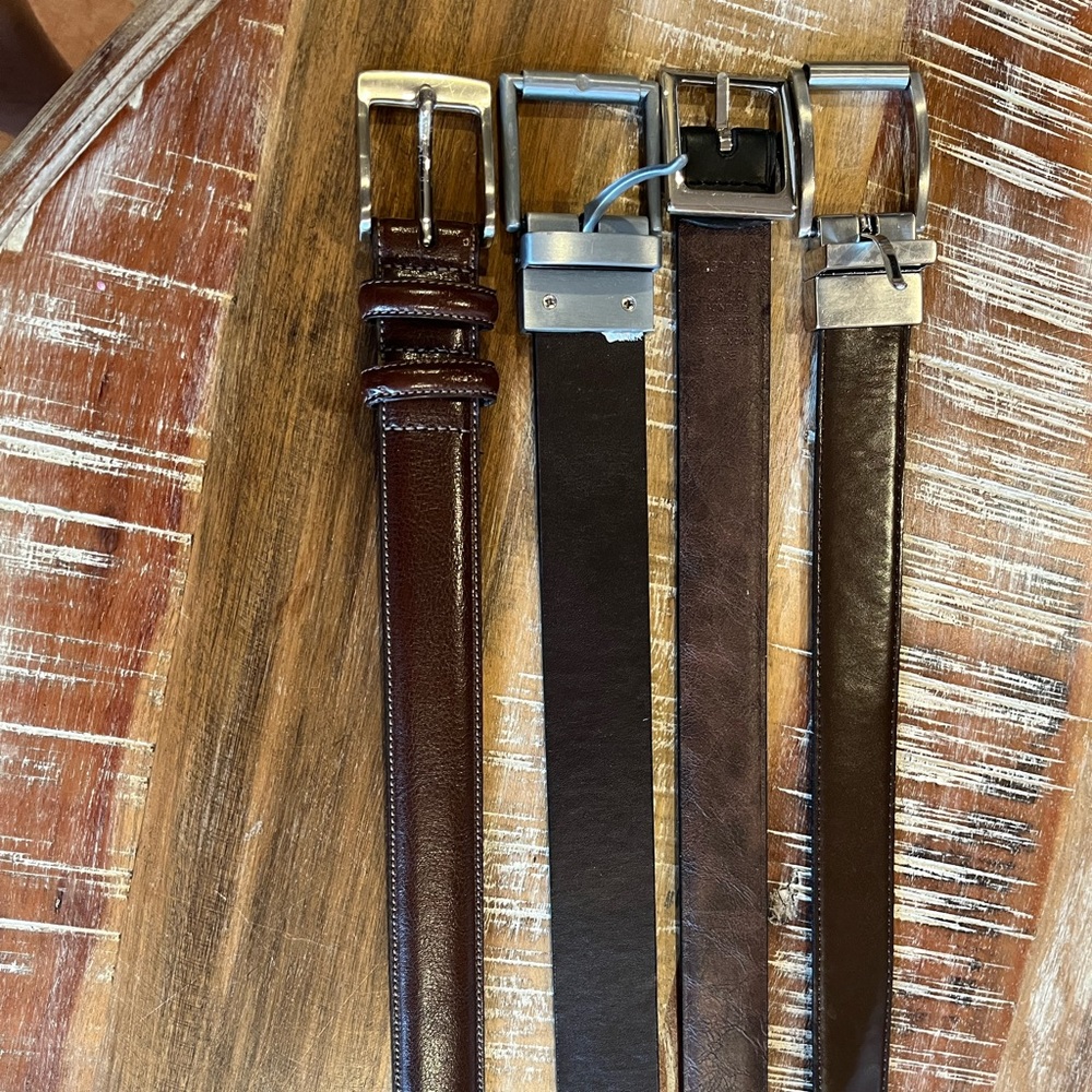 Boys belts size 29”-30” (4 total)